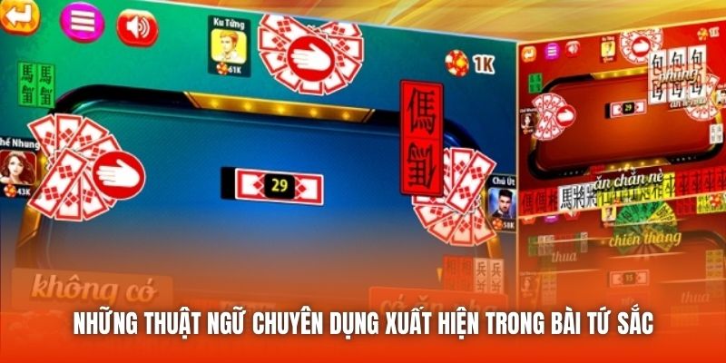Những thuật ngữ chuyên dụng xuất hiện trong bài Tứ Sắc
